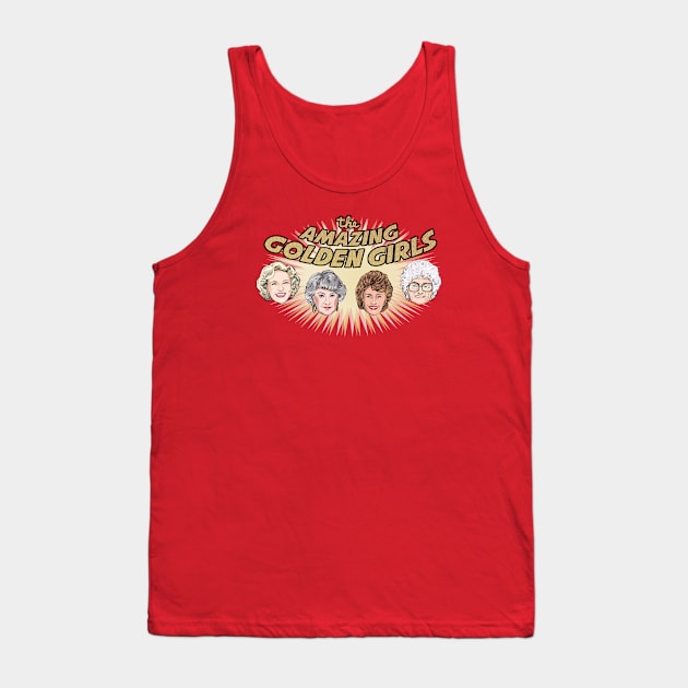 The Amazing Golden Grrls Tank Top by FanboyMuseum